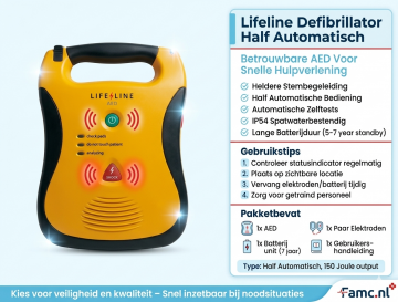 Lifeline Defibrillator Half Automatisch