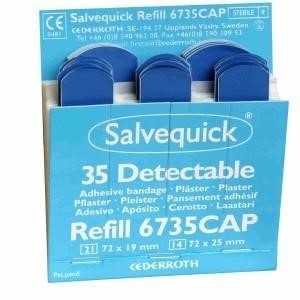 Salvequick navulling detectie